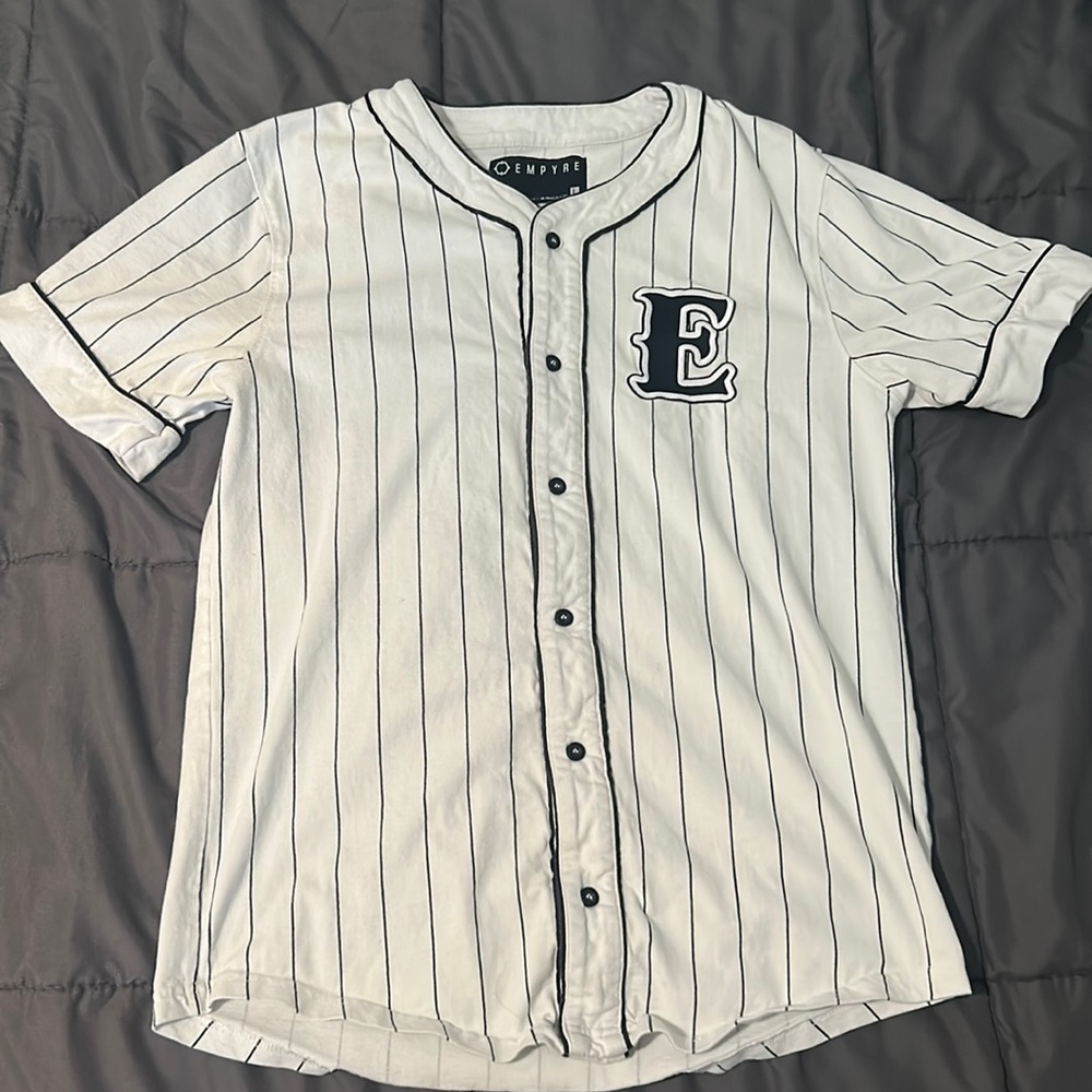 Button up baseball shirt